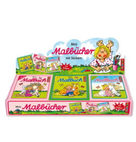 Mini-Malbücher mit Stickern i