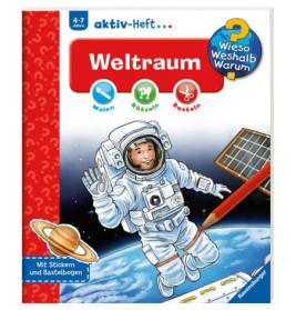 Ravenburger 32669 Wieso? Weshalb? Warum? aktiv-Heft: Weltraum WWW-Malbuch (ab 01/06)