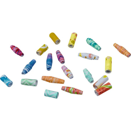 Papierperlen zum Selbermachen - 100% selbst gemacht Papierperlen zum Selbermachen - 100% selbst gemacht