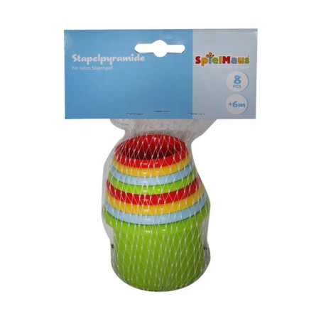 SpielMaus Baby Stapelbecher, 8-teilig