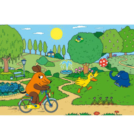 Schmidt Spiele Kinderpuzzle Viel Spaß mit der Maus, 3x48 Teile