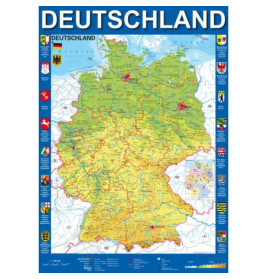 Schmidt Spiele Puzzle Standard 1.000 Teile, Deutschlandkarte