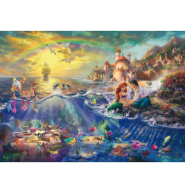 Puzzle Thomas Kinkade 1.000 Teile, Disney Kleine Meerjungfrau, Arielle