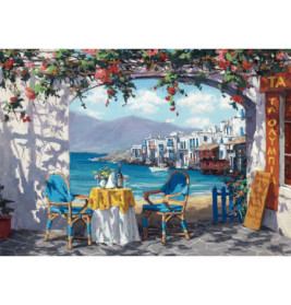 Schmidt Spiele Puzzle Sam Park Rendez-vous auf Mykonos 1000 Teile