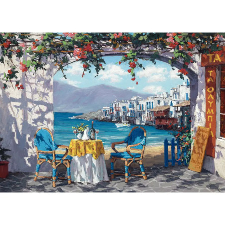 Schmidt Spiele Puzzle Sam Park Rendez-vous auf Mykonos 1000 Teile