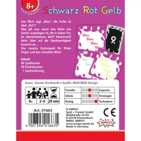AMIGO 01663 Schwarz Rot Gelb - Refresh AMIGO 01663 Schwarz Rot Gelb - Refresh