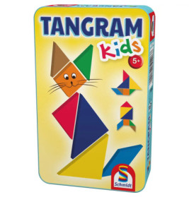 Schmidt Spiele Tangram Kids Bring-Mich-Mit-Spiel in der Metalldose