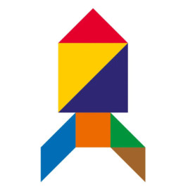 Schmidt Spiele Tangram Kids Bring-Mich-Mit-Spiel in der Metalldose