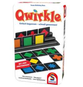 Schmidt Spiele Qwirkle Bring-mich-Mit-Spiel in der Metalldose