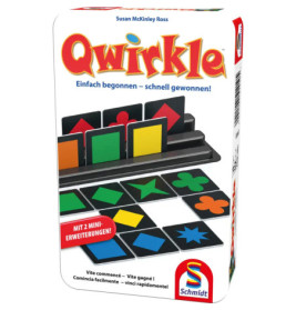 Schmidt Spiele Qwirkle Bring-mich-Mit-Spiel in der Metalldose