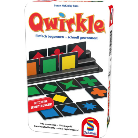 Schmidt Spiele Qwirkle Bring-mich-Mit-Spiel in der Metalldose