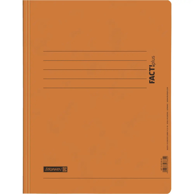 Brunnen Schnellhefter FACT!plus Pappe, orange