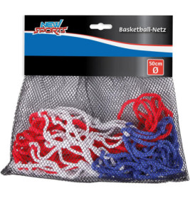 New Sports Basketball-Netz bunt, 45 cm