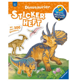 Ravenburger 32677 Wieso? Weshalb? Warum? Stickerheft: Dinosaurier WWW-Malbuch (ab 01/06)