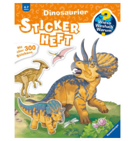Ravenburger 32677 Wieso? Weshalb? Warum? Stickerheft: Dinosaurier WWW-Malbuch (ab 01/06)