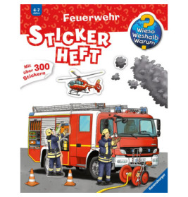Ravensburger 32678 Wieso? Weshalb? Warum? Stickerheft: Feuerwehr WWW-Malbuch (ab 01 06)