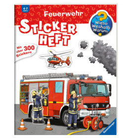 Ravensburger 32678 Wieso? Weshalb? Warum? Stickerheft: Feuerwehr WWW-Malbuch (ab 01 06)