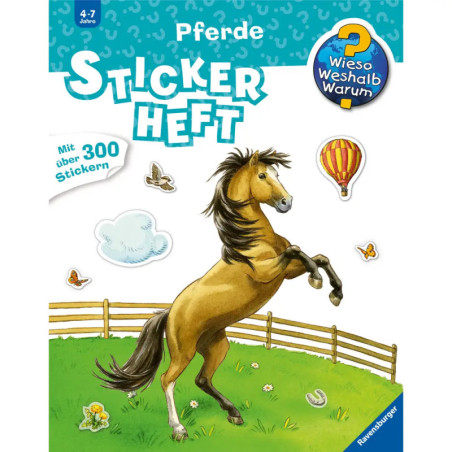Ravenburger 32679 Wieso? Weshalb? Warum? Stickerheft: Pferde WWW-Malbuch (ab 01/06)