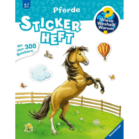 Ravenburger 32679 Wieso? Weshalb? Warum? Stickerheft: Pferde WWW-Malbuch (ab 01/06)