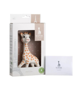 Sophie la girafe® (GeschenkkartSophie die Giraffe mit Geschenkkarton, weißon weiß)