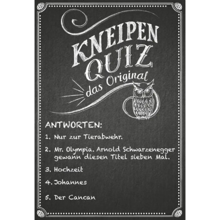 moses Kneipenquiz - das Original moses Kneipenquiz - das Original