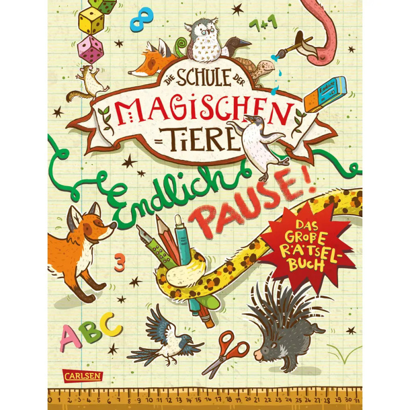 Die Schule der magischen Tiere, Endlich Pause -  Das große Rätselbuch Die Schule der magischen Tiere, Endlich Pause -  Das große Rätselbuch