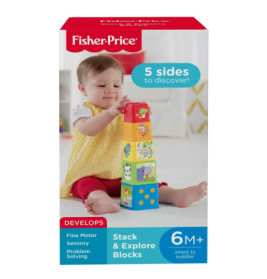 Mattel Fisher Price Bunte Stapelwürfel