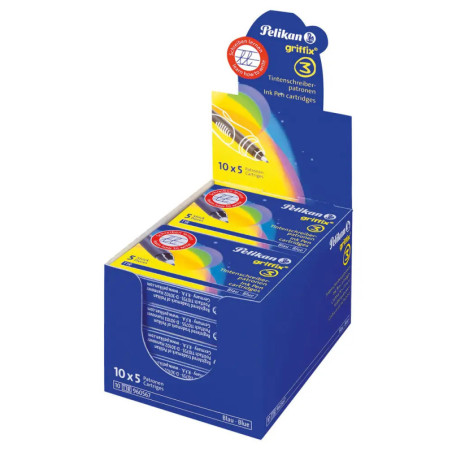 Patronen für Tintenschr.T1R/5 blau,Fsc mit 5 Stück