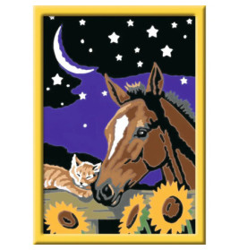 Ravenburger 27838 Malen nach Zahlen Tiefe Freundschaft Malen nach Zahlen Sonderserie E