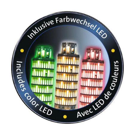 Ravensburger 125159 Puzzle: 3D Pisaturm bei Nacht 216 Teile Ravensburger 125159 Puzzle: 3D Pisaturm bei Nacht 216 Teile