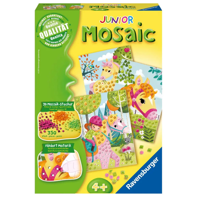 Ravensburger 183418 Mosaic Junior 4+: Horses