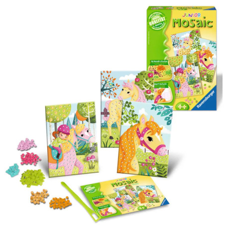 Ravensburger 183418 Mosaic Junior 4+: Horses