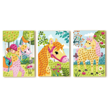 Ravensburger 183418 Mosaic Junior 4+: Horses