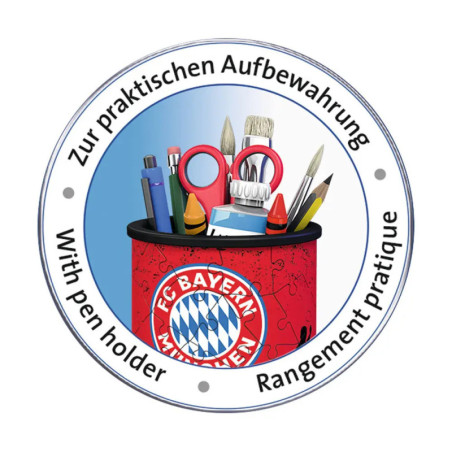 Ravenburger 11215 Puzzle Utensilo - FC Bayern München 3D 54 Teile Ravenburger 11215 Puzzle Utensilo - FC Bayern München 3D 54 Teile