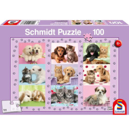 Schmidt Spiele Puzzle Meine Tierfreunde  100 Teile
