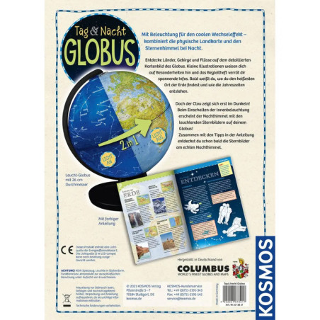 Kosmos Tag & Nacht Globus