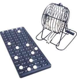 Natural Games Bingo mit Metallkorb