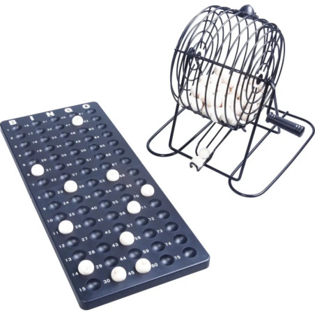 Natural Games Bingo mit Metallkorb