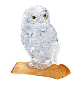 3D Crystal Puzzle - Eule Transparent 42 Teile