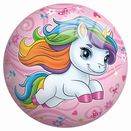 Buntball mit Einhorn-Motiv, 23cm