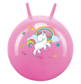 45-50 CM SPRUNGBALL EINHORN, IM DISPLAY