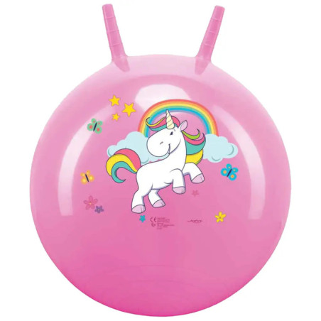 45-50 CM SPRUNGBALL EINHORN, IM DISPLAY