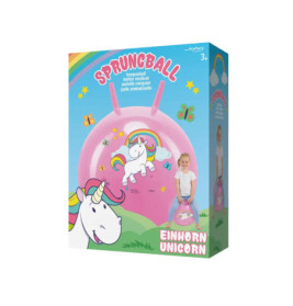 45-50 CM SPRUNGBALL EINHORN, IM DISPLAY