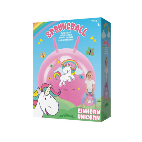 45-50 CM SPRUNGBALL EINHORN, IM DISPLAY