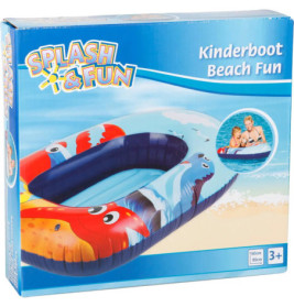 Splash & Fun Kinderboot mit buntem Meerestier-Design, für Kinder ab 3 Jahren.