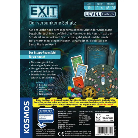 Kosmos EXIT - Der versunkene Schatz