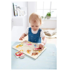 HABA Greifpuzzle Oma Lenis Tiere