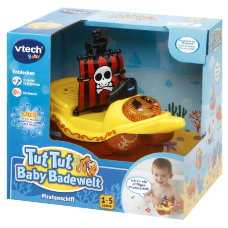 Vtech 80-509704 Tut Tut Baby Badewelt - Piratenschiff