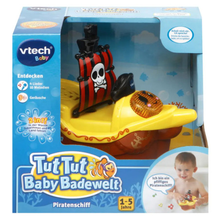 Vtech 80-509704 Tut Tut Baby Badewelt - Piratenschiff