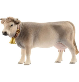 schleich® Farm World Bauernhoftiere - 13874 Braunvieh Kuh, ab 3 Jahre